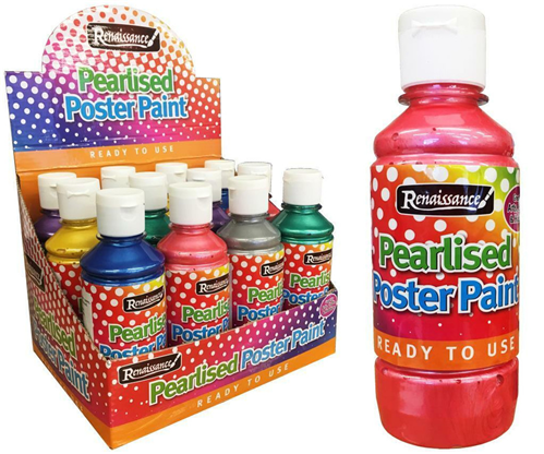 Pearlised Poster Paint Pearlised Poster Paint